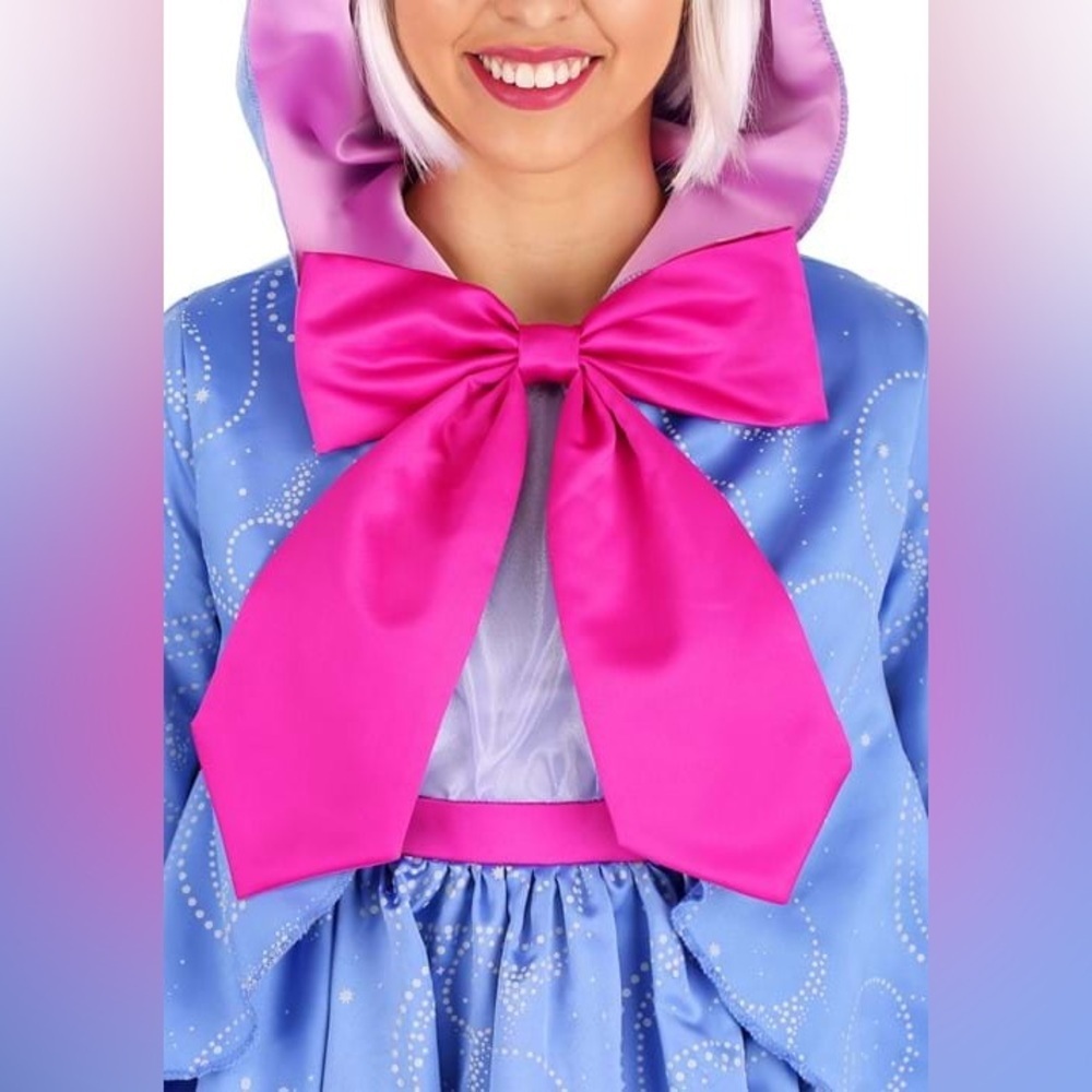 Disney Cinderella fairy  2 piece hooded Godmother custome - Picture 16 of 16